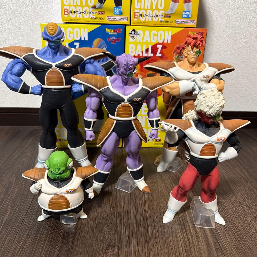 多数出品中　一番くじ　ドラゴンボール　ギニュー特戦隊　フィギュアセット