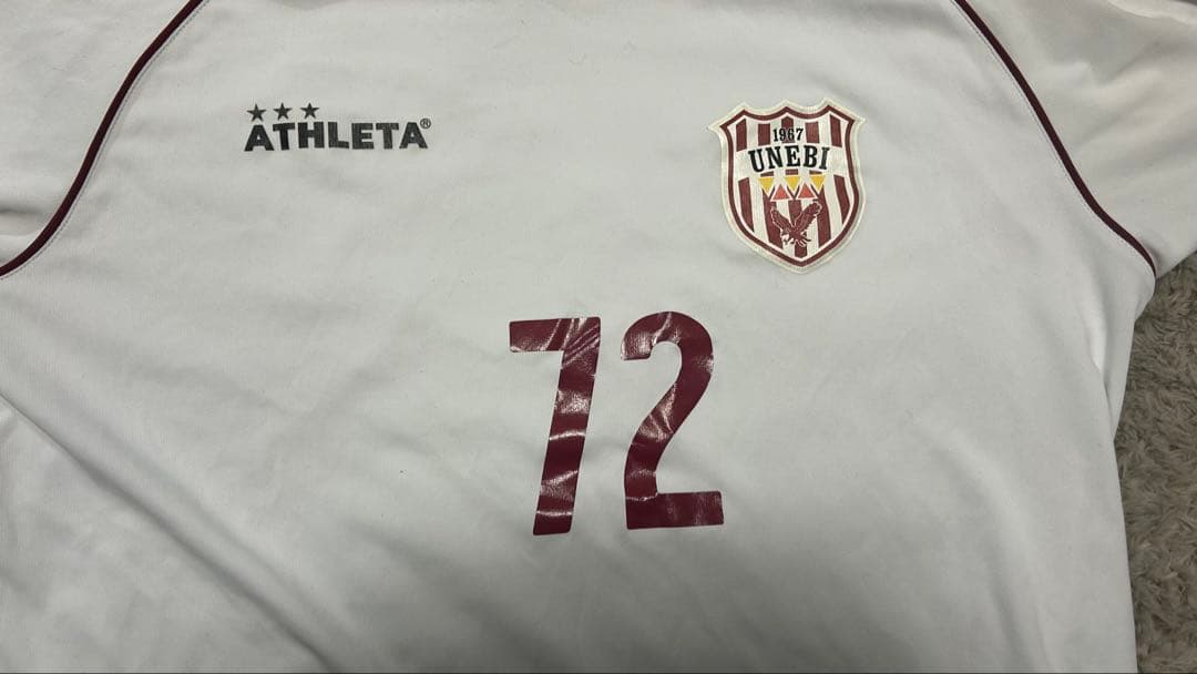 畝傍高校サッカー部ユニフォーム 上下 ホームアウェイ2セット ATHLETA