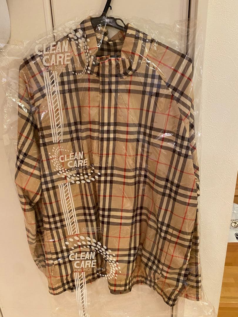 Burberry ゴルフチェック柄 ハーフジップジャケット