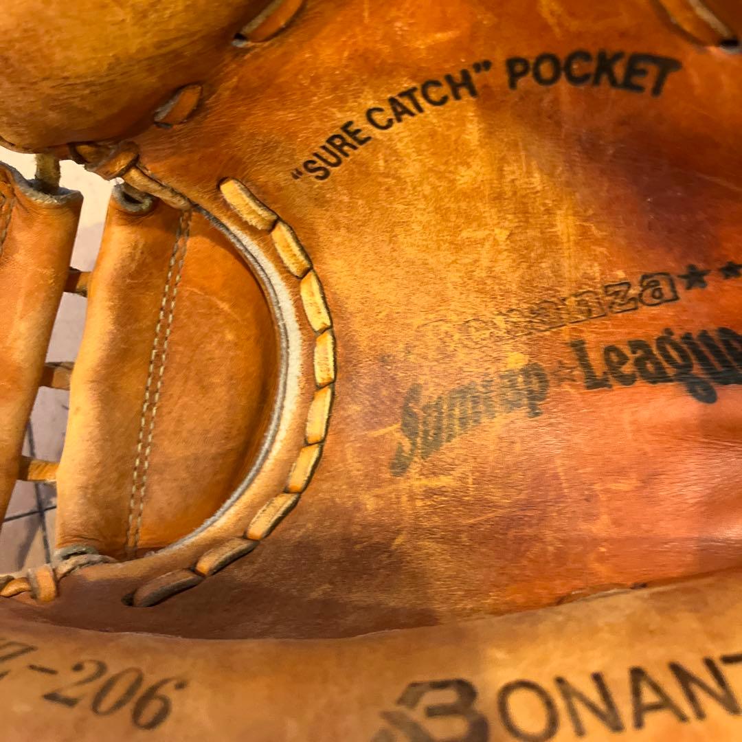 BONANZA 硬式グローブ キャッチャーミット　オレンジ