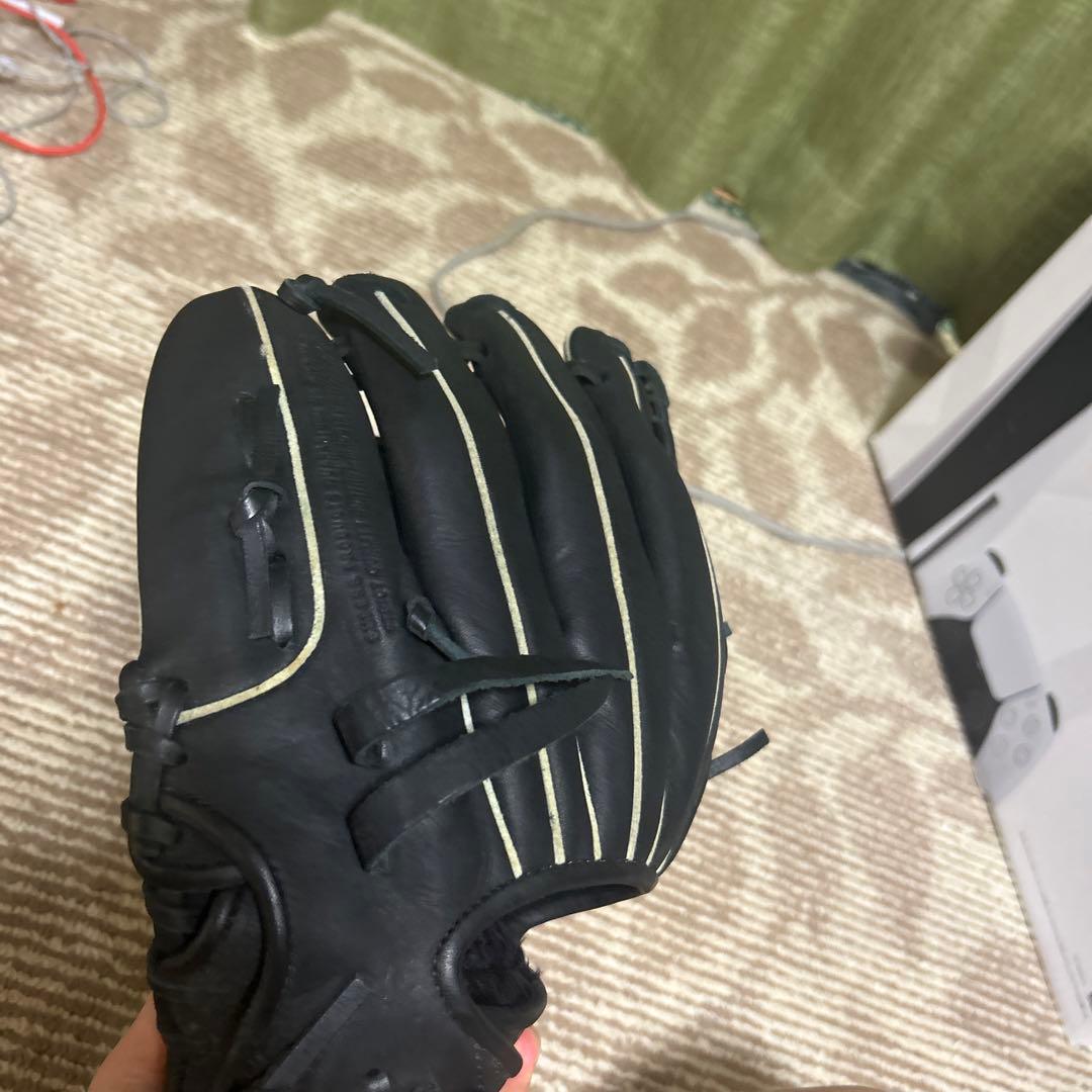 ⭐️美品⭐️Mizuno 黒 レザーグローブ　未使用