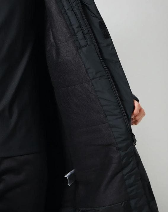 新品半額 15400円を アディダス ベンチコート ロングBLKブラック L