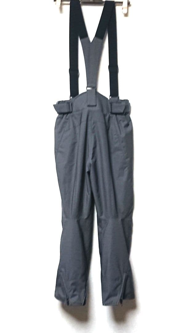 送料無料【DESCENTE】グレー無地スキーパンツ M