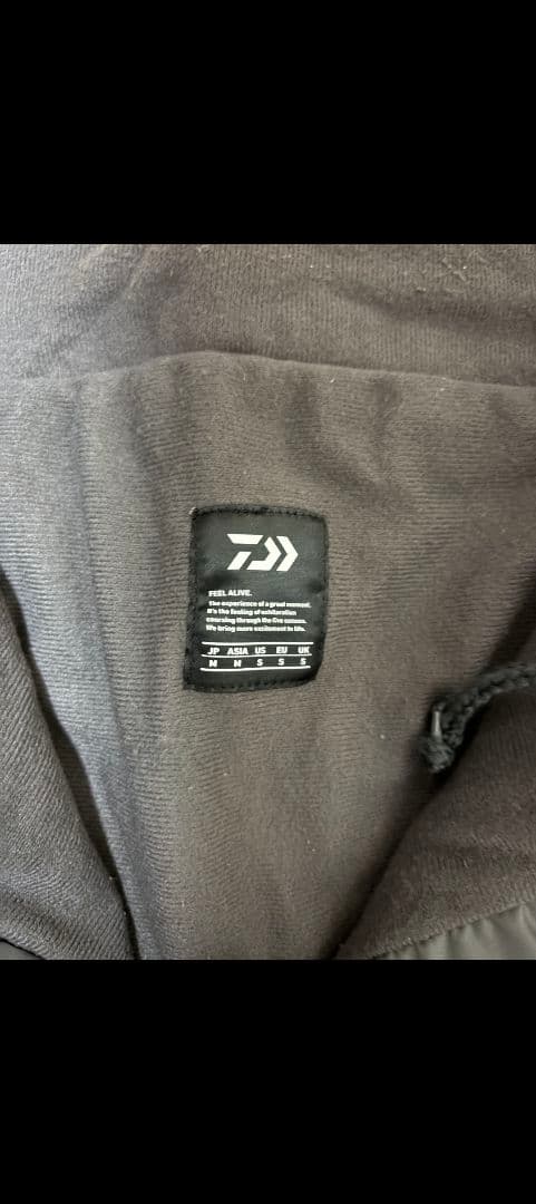 Daiwa フィッシングスーツ Мサイズ ブラック/グレー