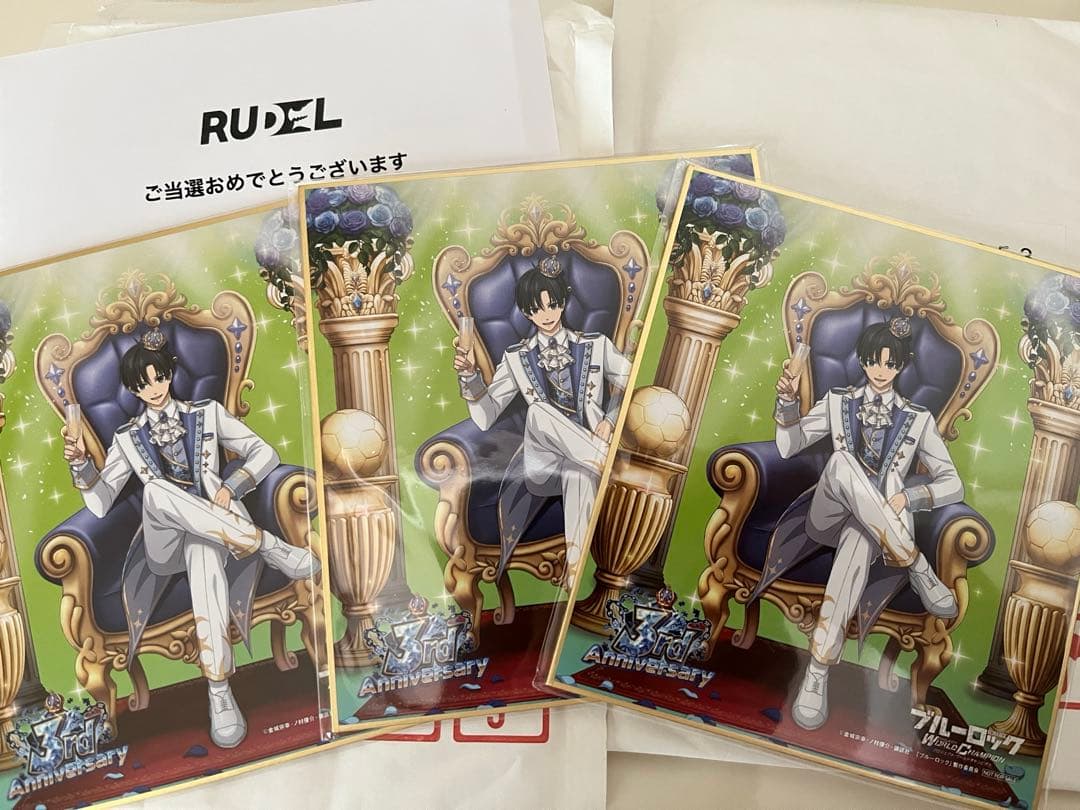 ブルーロックpwc ミニ色紙　3rd anniversary 潔　まとめ売り