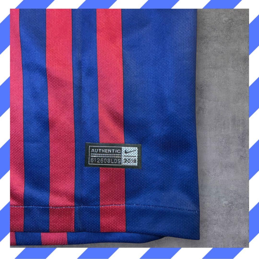 【美品】FCバルセロナ メッシ 10番 ユニフォーム 18/19 ホーム L