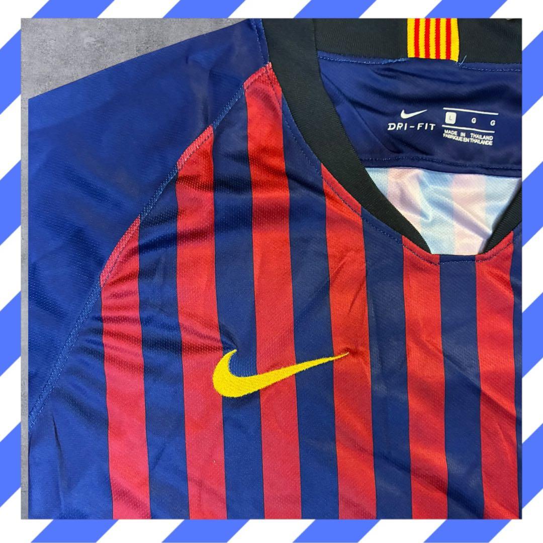【美品】FCバルセロナ メッシ 10番 ユニフォーム 18/19 ホーム L