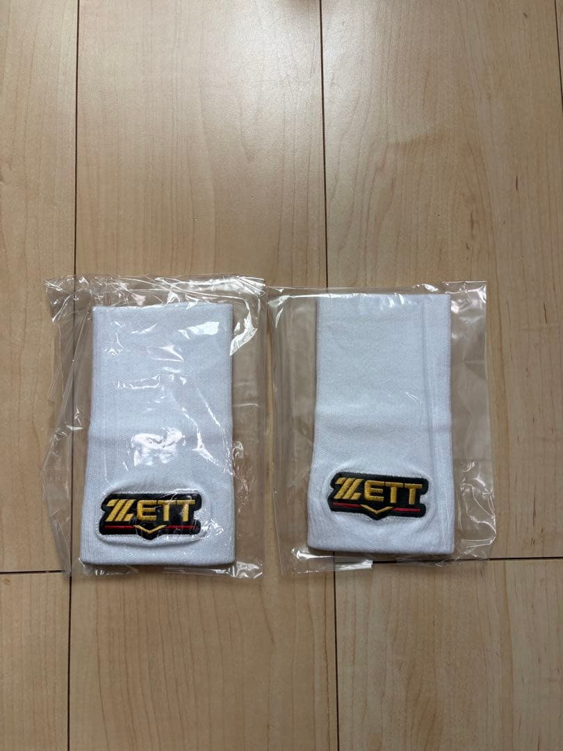 【新品未使用】ZETT ホワイトリストバンド 2個セット