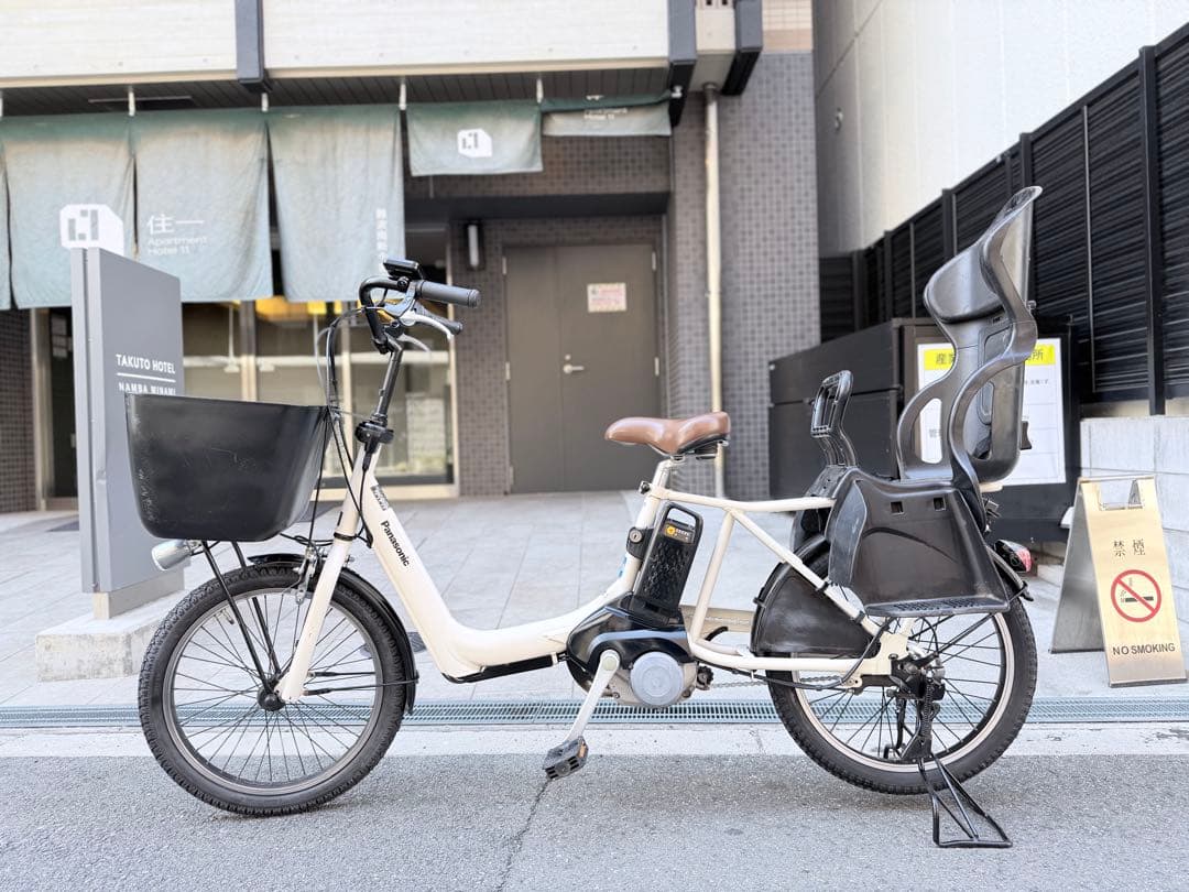 子供乗せ　Panasonic 電動アシスト自転車 チャイルドシート付き