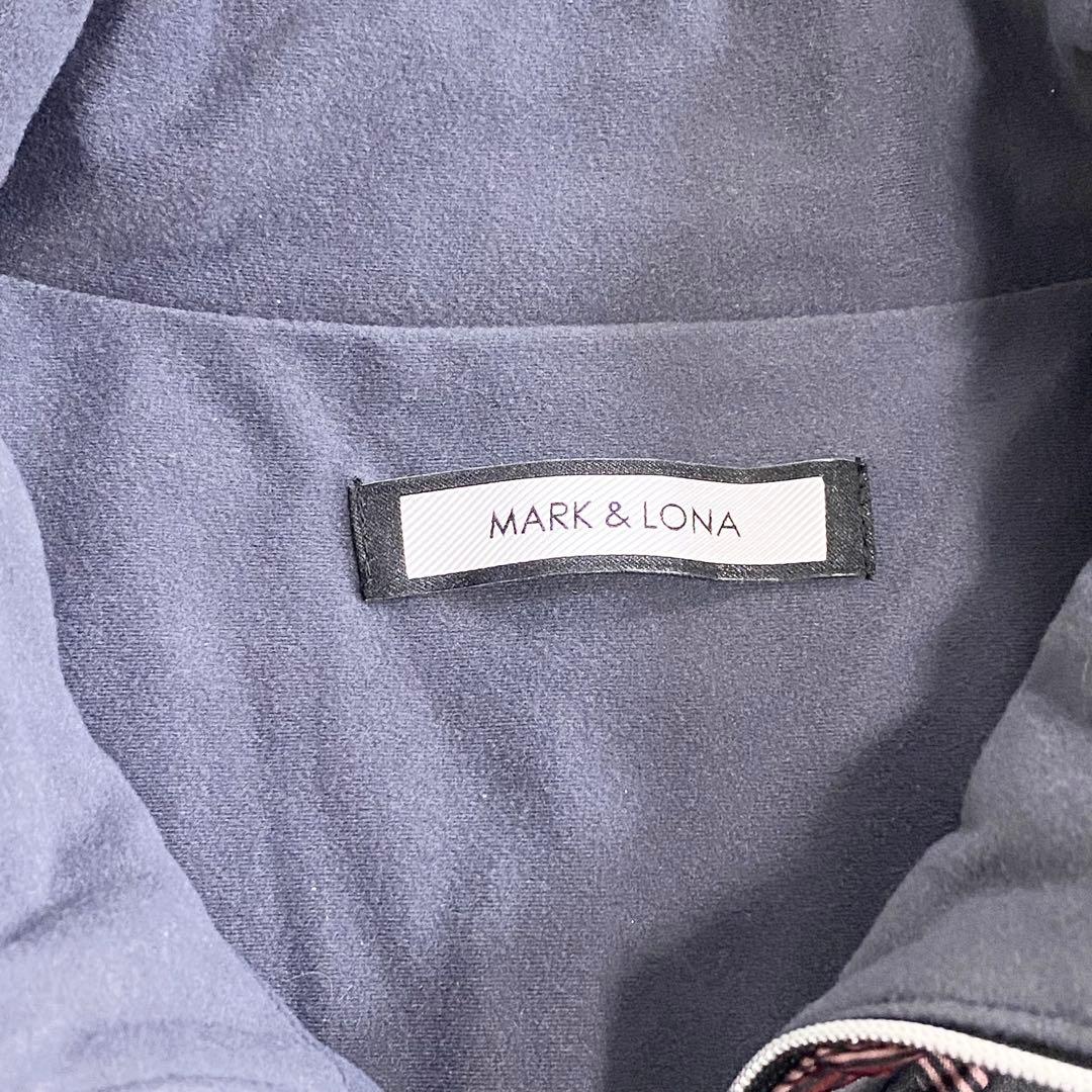マーク＆ロナ MARK&LONA 長袖 迷彩　ハーフジップ スカル 中綿　46