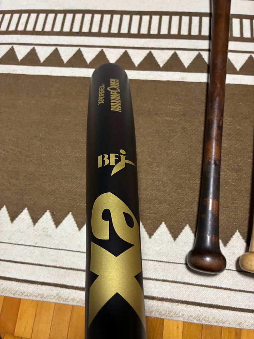 硬式野球BFJバット 3本セット　ヤナセ　ハイゴールド　ザナックス