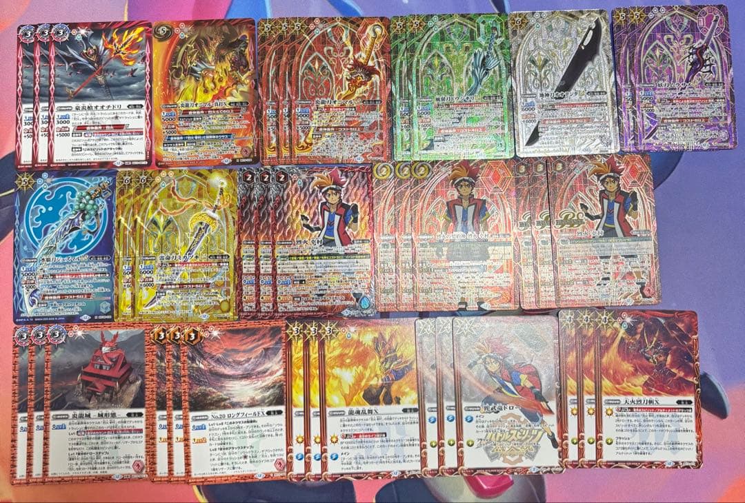 (27)バトスピ 烈火幸村 デッキパーツセット