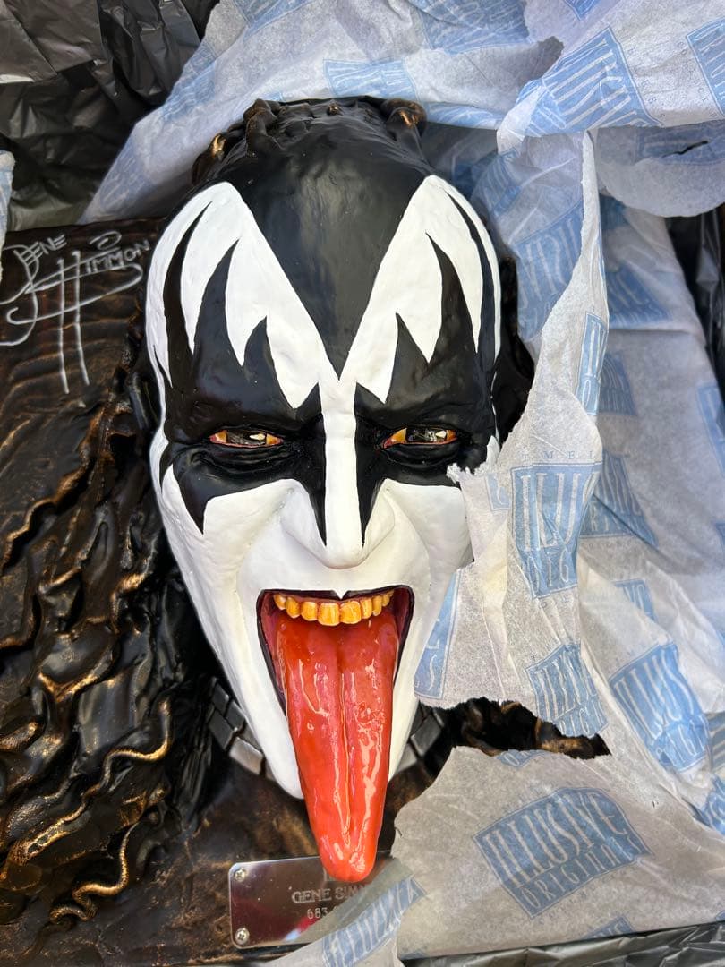 KISS キッスWALL SCULPTURE 直筆サイン入り　壁掛　4つセット