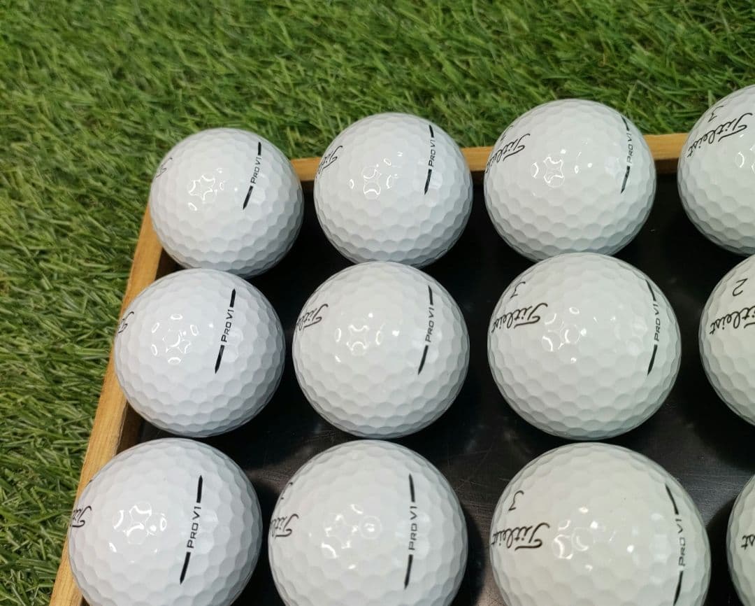 最新タイトリストPROV1　2025年モデル優良ロストボール20個。