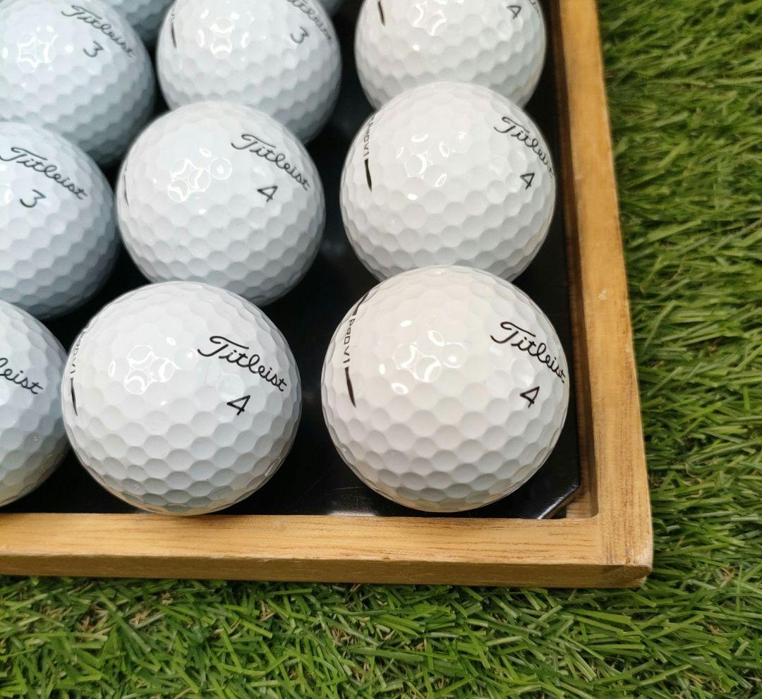 最新タイトリストPROV1　2025年モデル優良ロストボール20個。