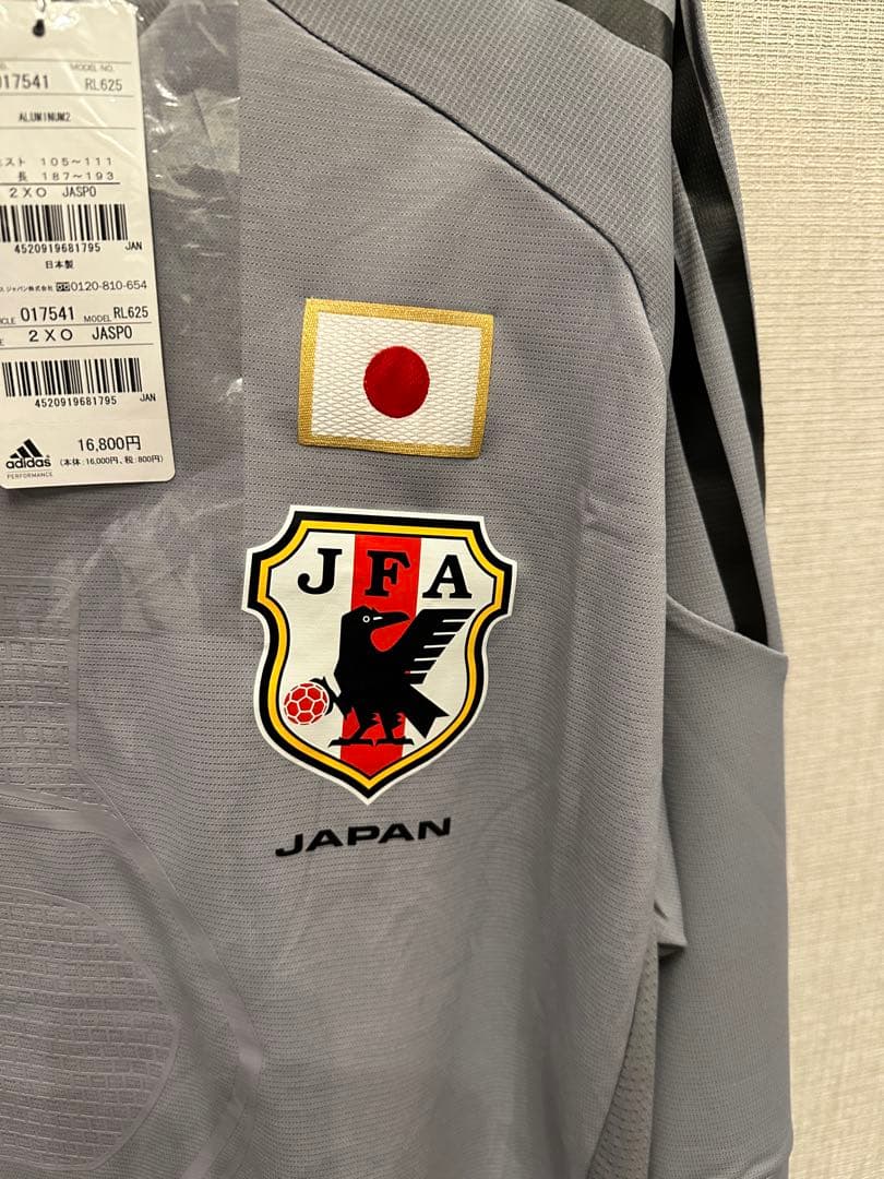 adidas 10/11日本代表 ゴールキーパーユニフォーム 長袖新品タグ付き