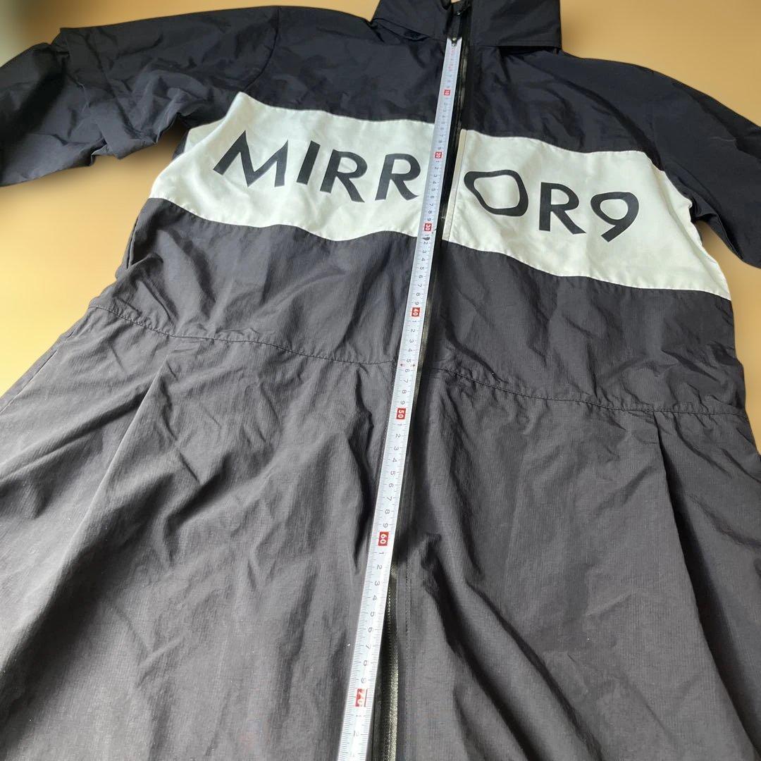 MIRROR9 ミラーナイン レインウェア ゴルフ コート ナイロン　L フード