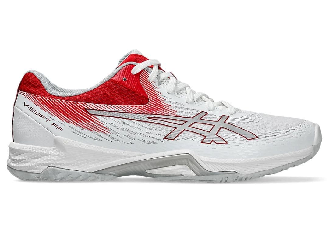 新品タグ付き ASICS V-SWIFT FF 4 ホワイト/レッド 26cm