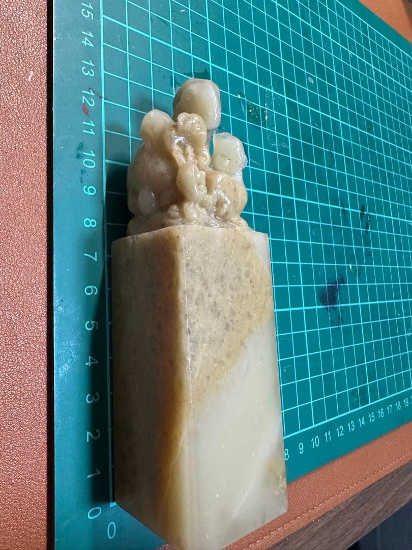 古獣　鼎 美品　ラオス 老挝 印材 落款 遊印 雅号 大材　大きめ