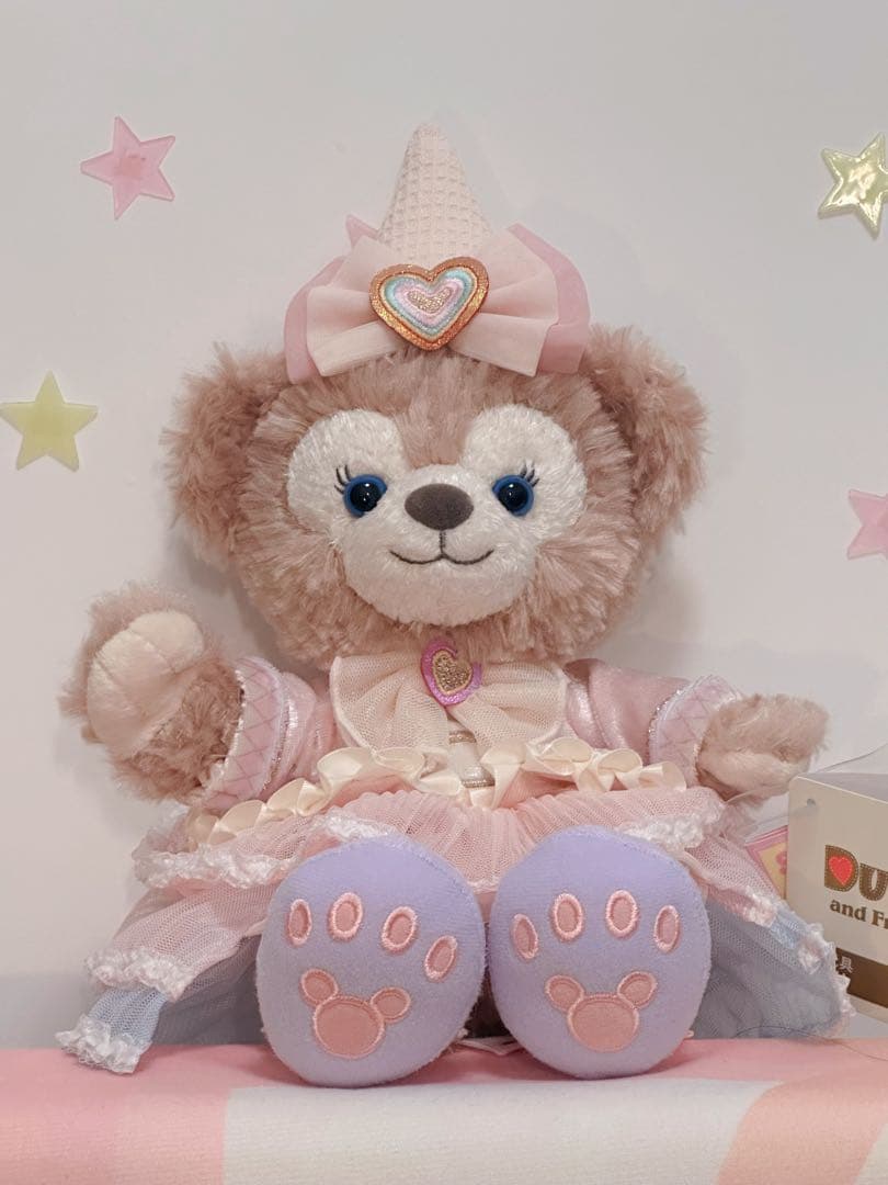 お顔厳選　上海ディズニー　10周年　ダッフィー➕シェリーメイ　ぬいぐるみss