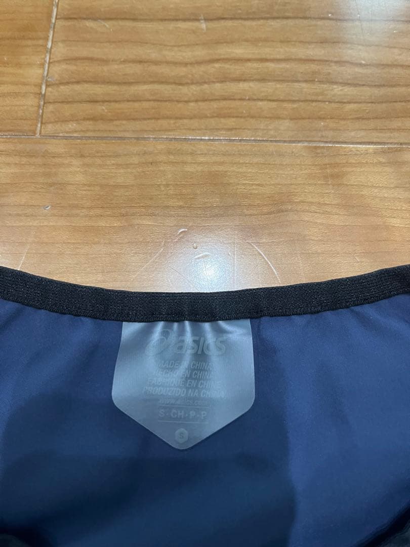 アシックス　ベースボールウェア　Sサイズ　美品　ハーフジップ 半袖　練習着