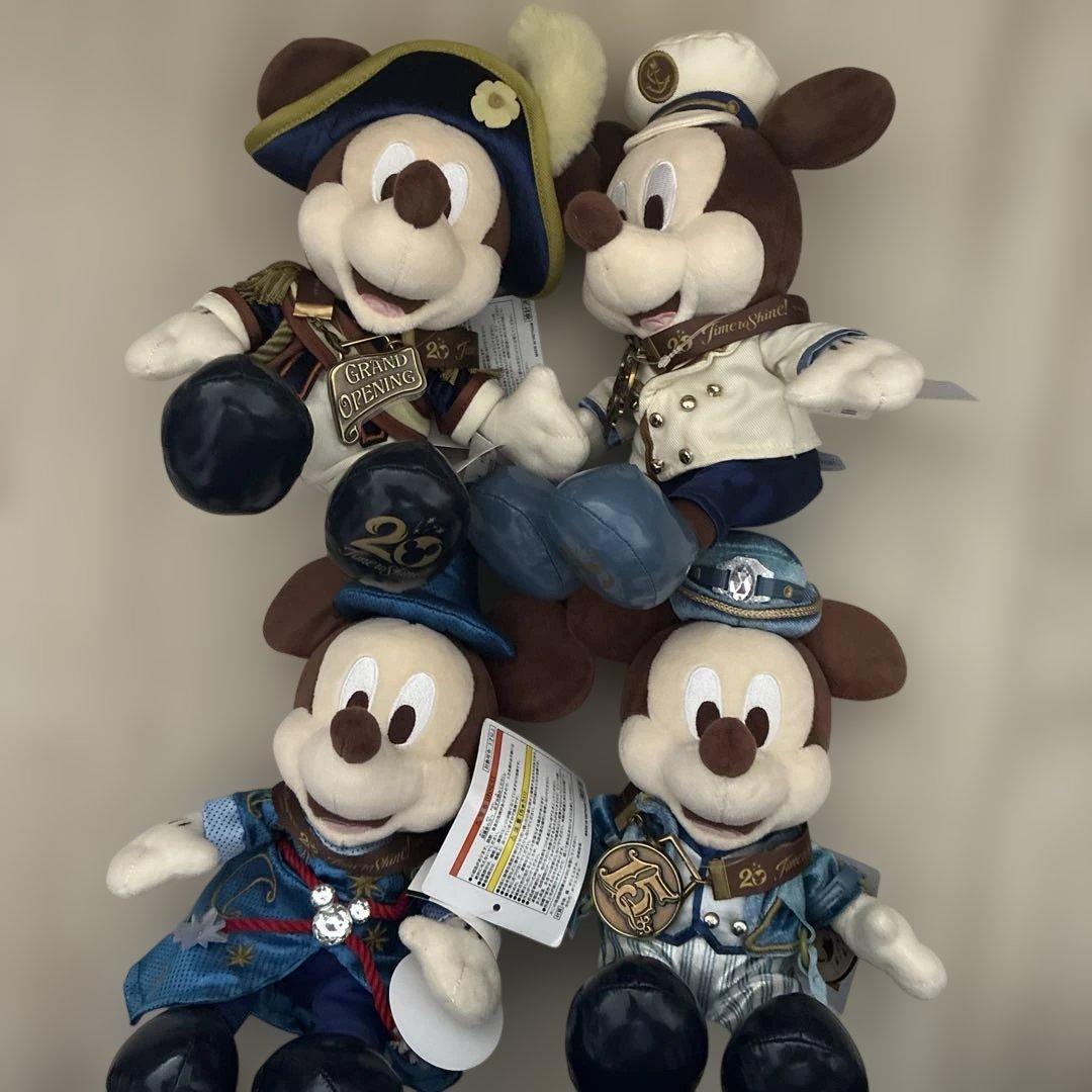 ディズニーシーアニバーサリーイヤー ぬいぐるみミッキーマウス