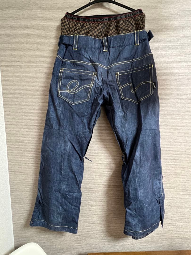 ESTIVO スノーボードウェア　デニムパンツ風