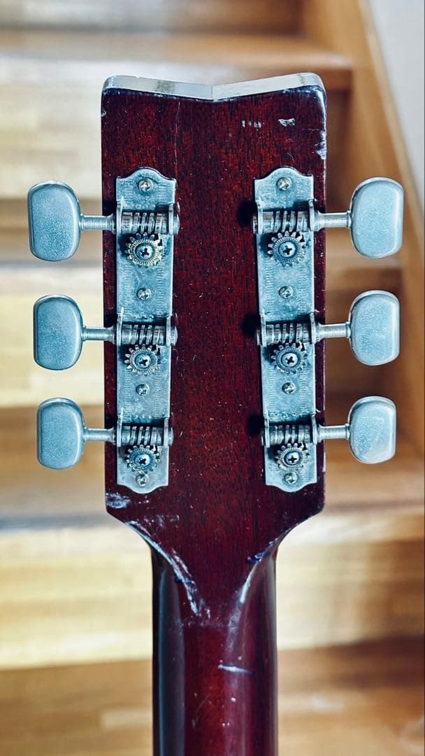 ◾️1975年ヤマハFG-120F 希少の黒ラベル 50年前のジャパンヴィンテージ