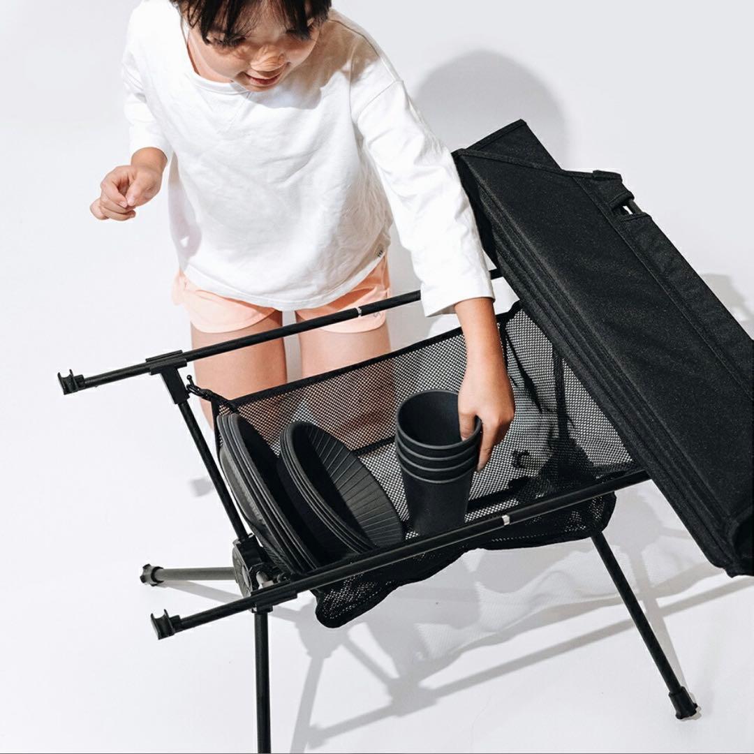 ステッカー付き BOC　Folding Hexa Table　折り畳み型テーブル