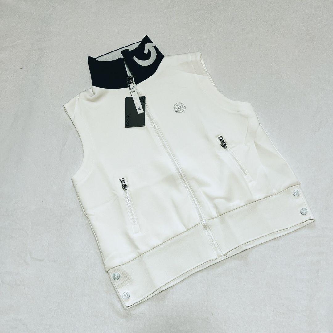 新品　G/FORE　ジーフォア　ゴルフ　ベスト　ホワイト　Ｌ