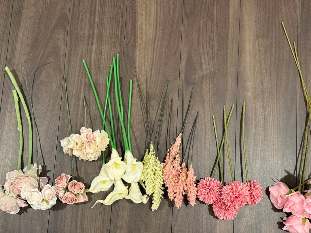 造花　薔薇　ローズ　結婚式　ピンク　高砂　ブーケ