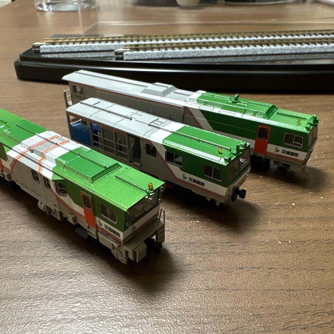鉄道模型 非売品　作業用車両　緑とグレー