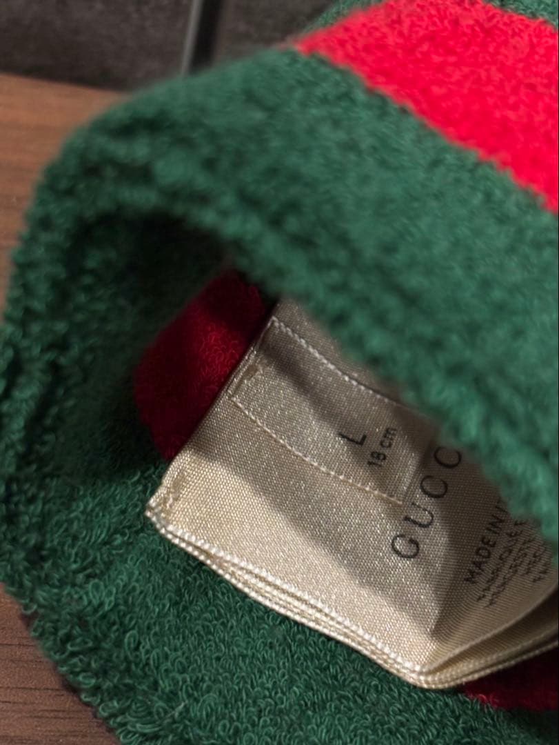 GUCCI グッチ　アディダス　コラボ　ヘアバンド　リストバンド　３点タグ付き