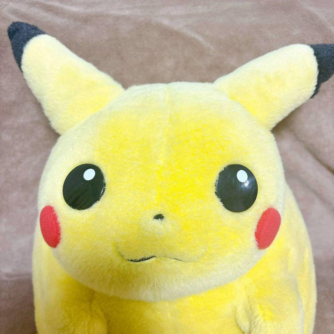 レア✨TOMY製 ピカチュウ ぬいぐるみ 初期タグ付き ポケモン 当時物　等身大