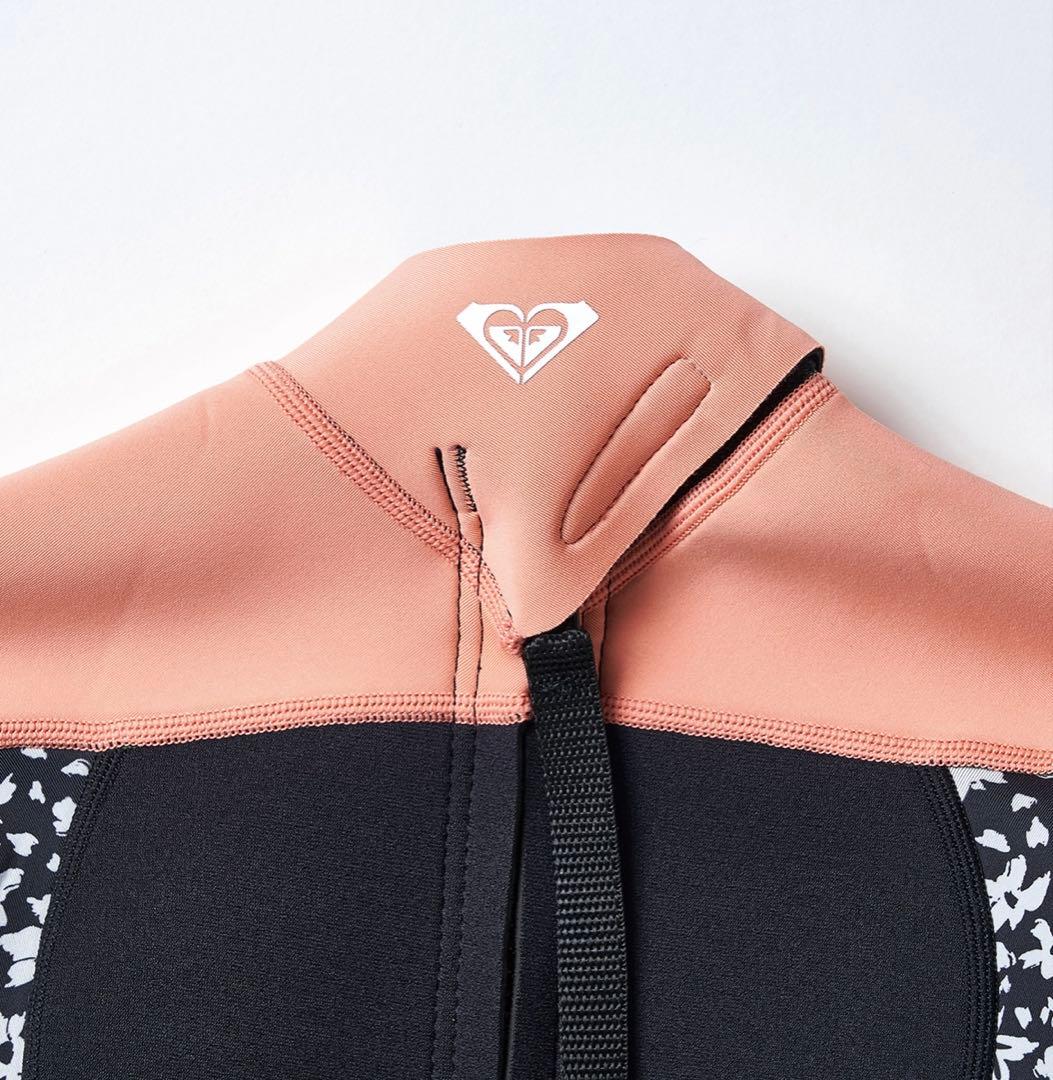 ROXY ロキシー ウェットスーツ キッズ スプリング　　　 ピンク/黒 美品