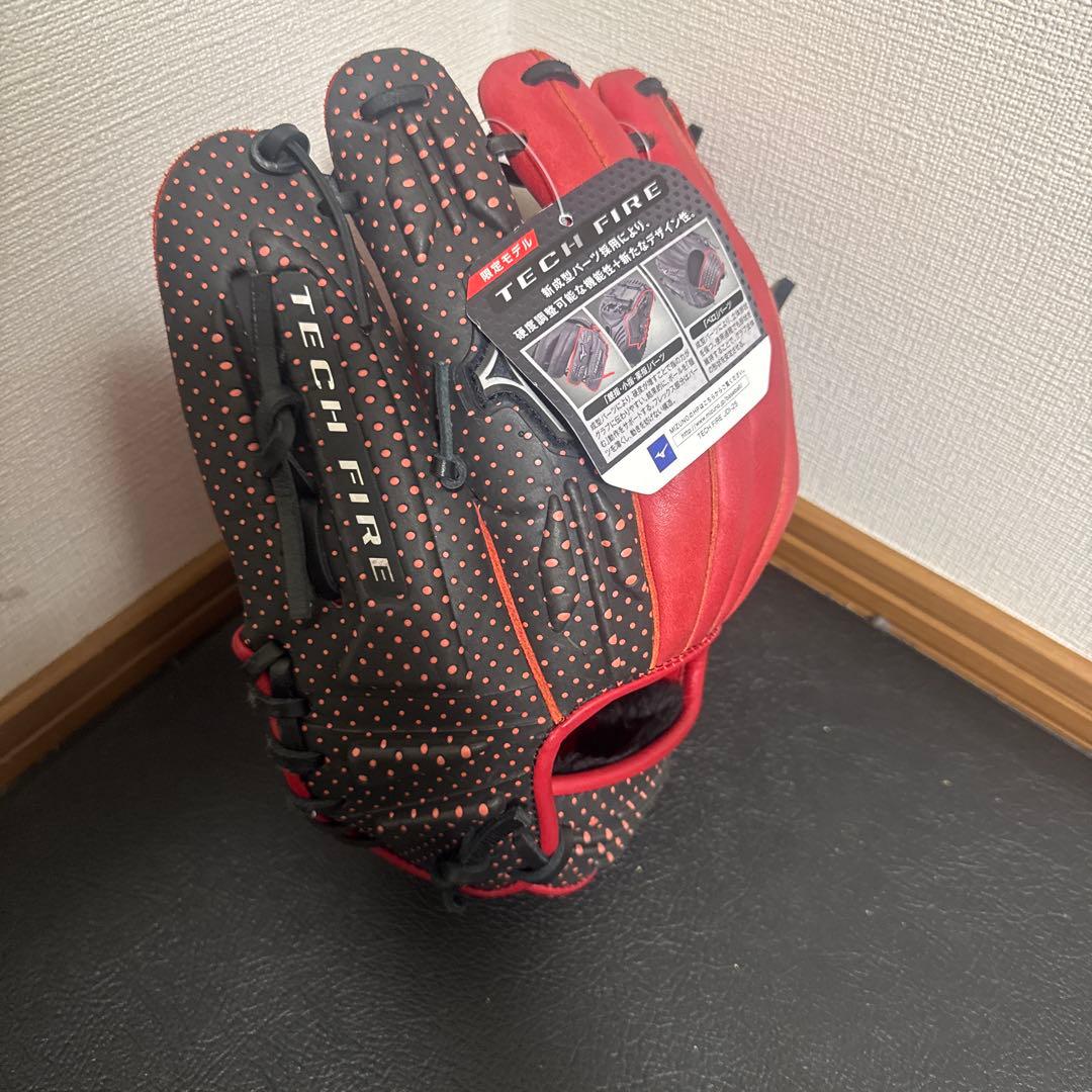 ミズノ グロ－ブ テックファイア 軟式用 mizuno techfire 限定