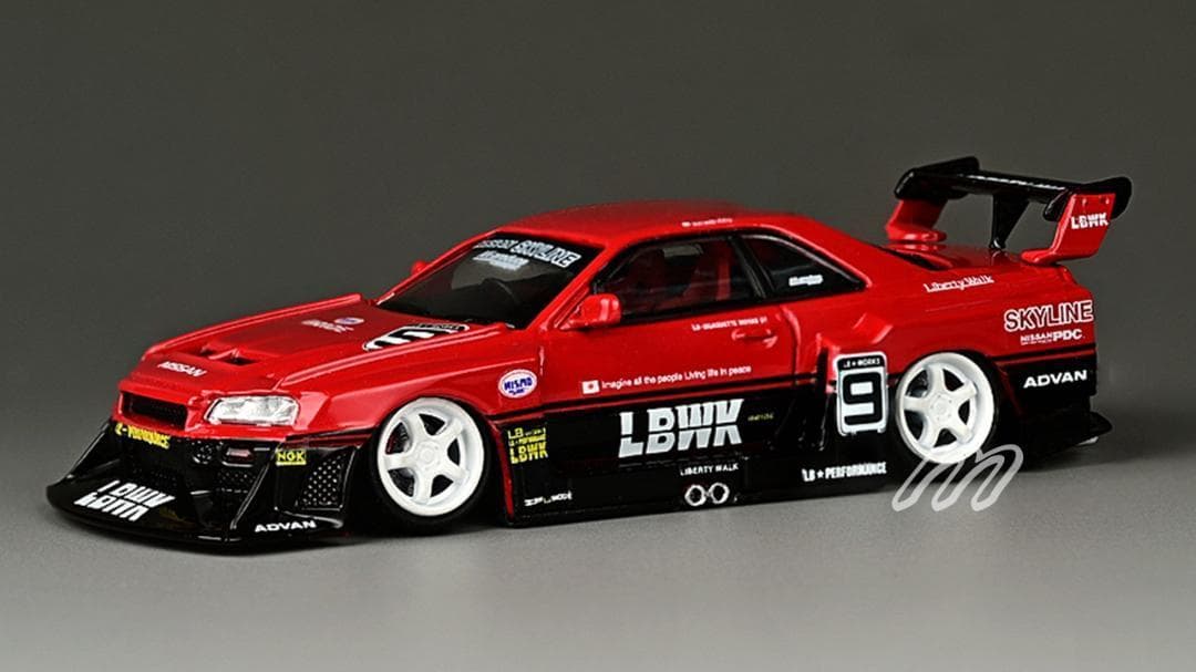 ⭐️CM MODEL スカイライン ER34 LBWK スーパーシルエット⭐️