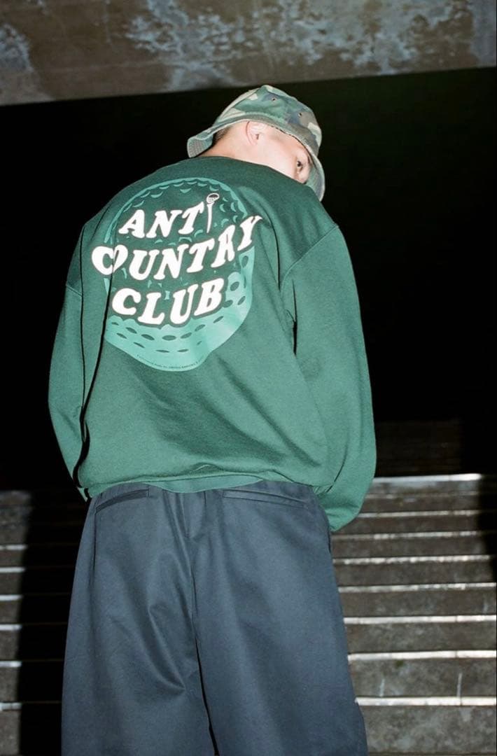 【新品】ANTi COUNTRY CLUB スウェット L グリーン