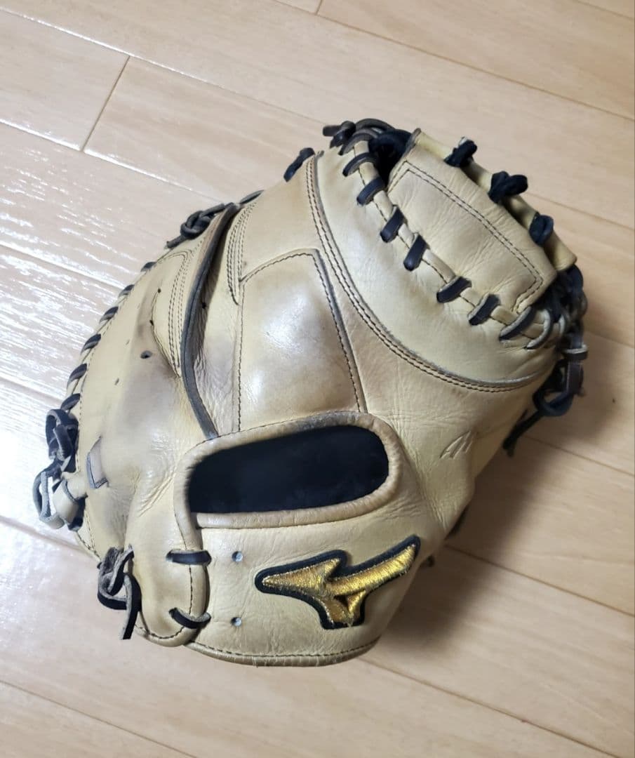 【中古】ミズノプロ 硬式 號 SAKEBI キャッチャーミット(B-D型)