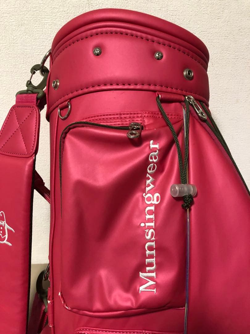 【送料込み】廃盤品　マンシングウェア　ゴルフバッグ　キャディバッグ レディース