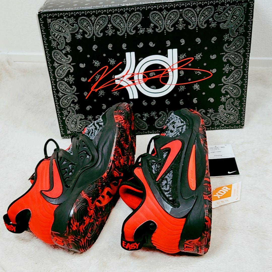 未使用 NIKE ナイキ バッシュ バスケット KD15EP 黒 ×赤 28.5