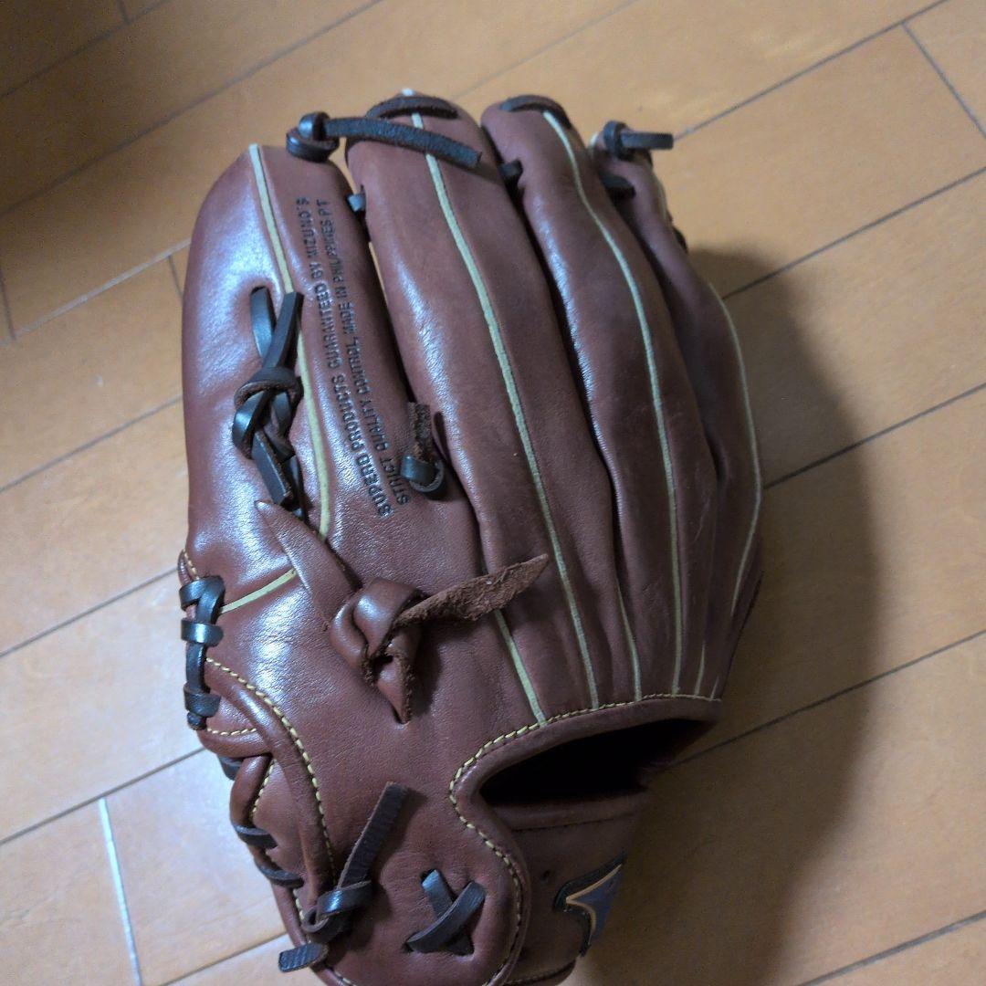Mizuno ソフトボールグローブ ブラウン