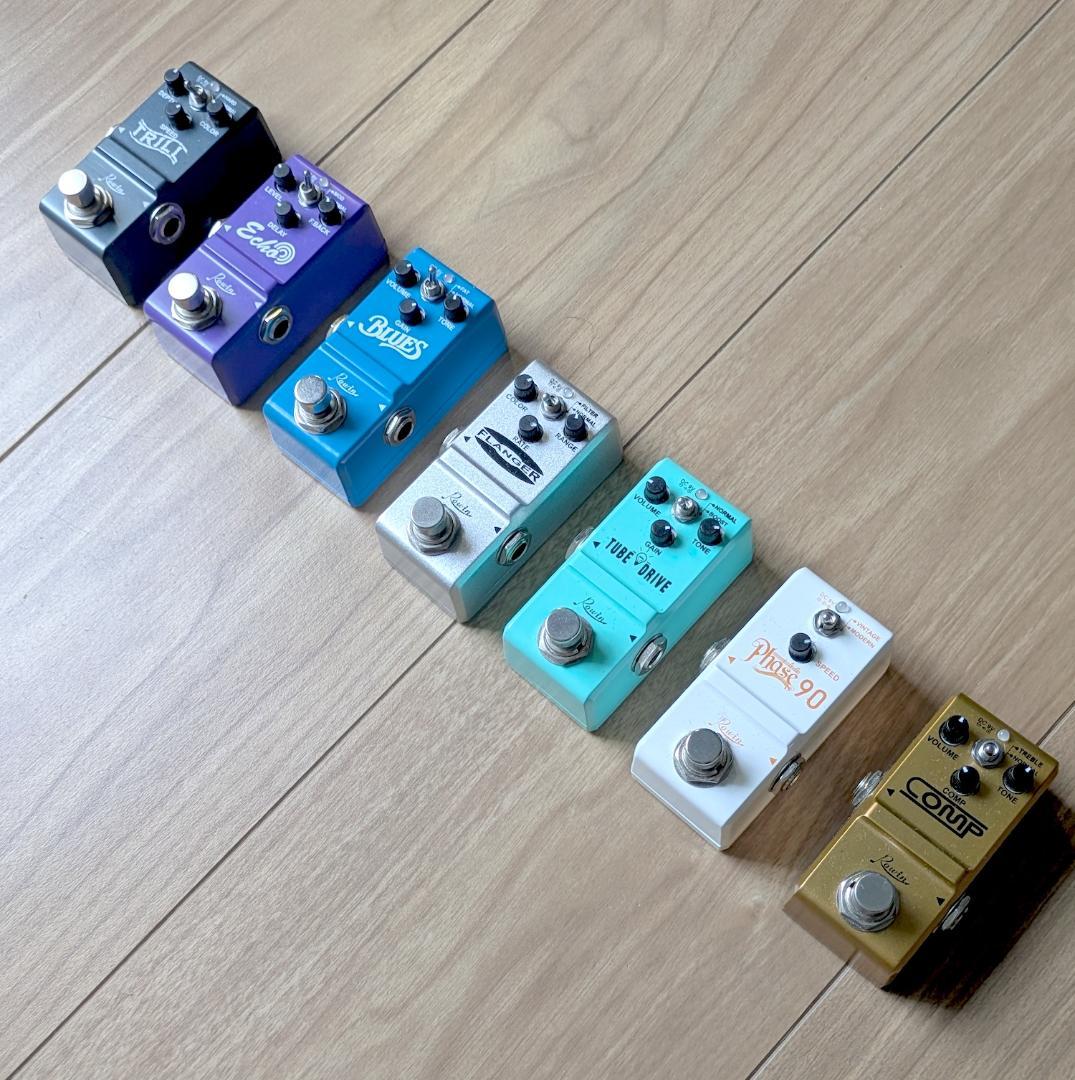 ギターエフェクター 7点セット　コンパクト ミニエフェクター
