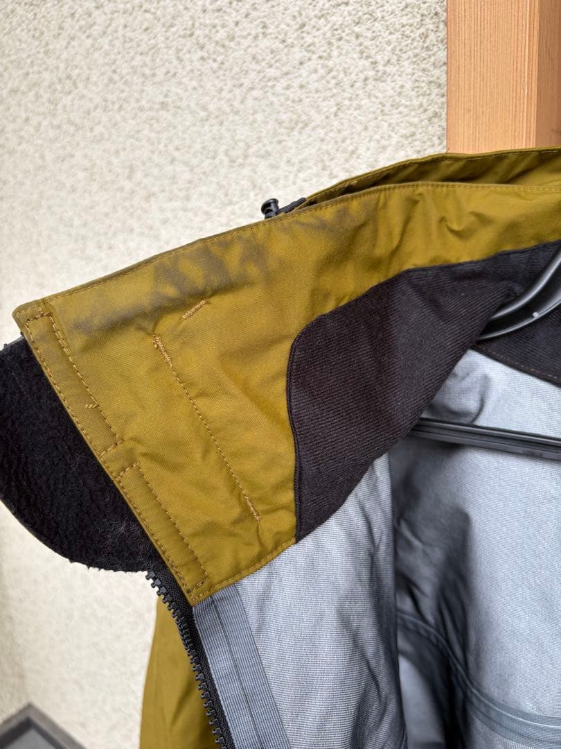スノーボード GREEN CLOTHING HEAVY JACKET Lsize Khaki