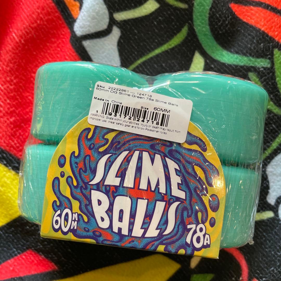SLIME BALLS 60mm 78A スケートボードウィール