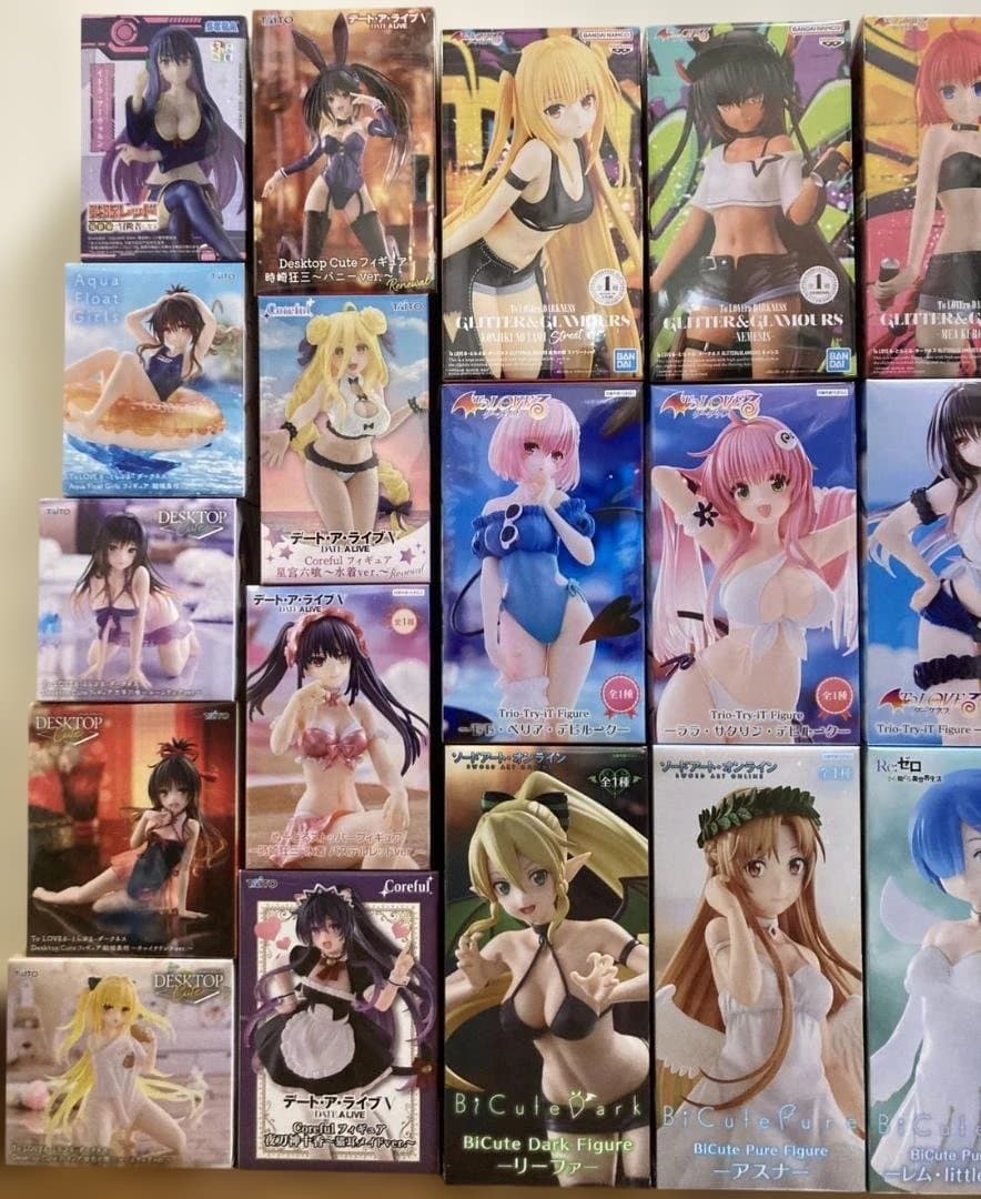 フィギュア セット まとめ売り To LOVEる リゼロ SAO 25体セット