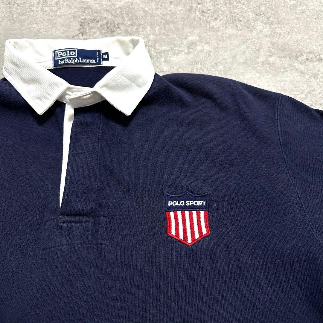 90s Ralph Lauren POLO SPORTS USAロゴ ビッグロゴ
