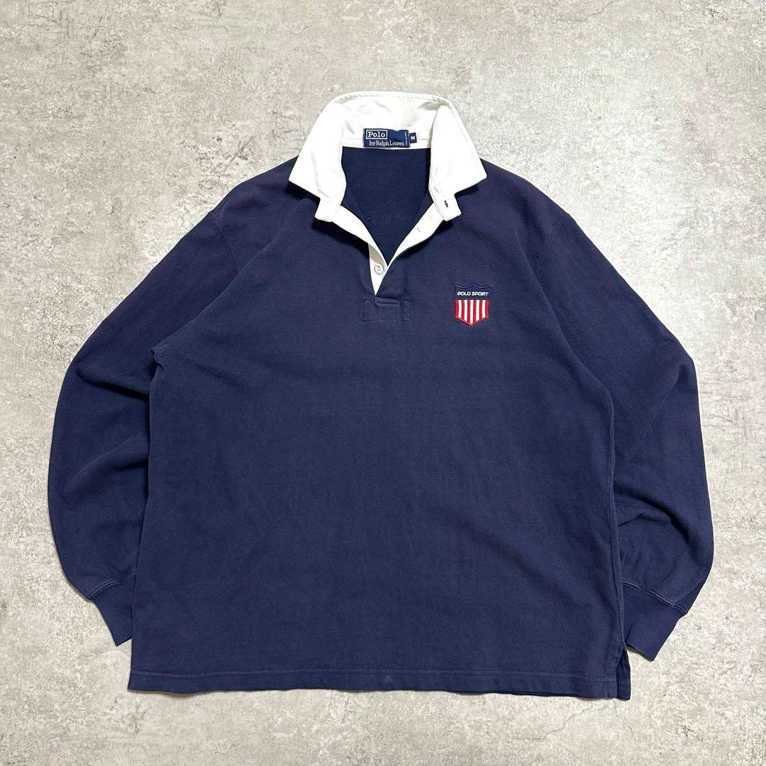 90s Ralph Lauren POLO SPORTS USAロゴ ビッグロゴ