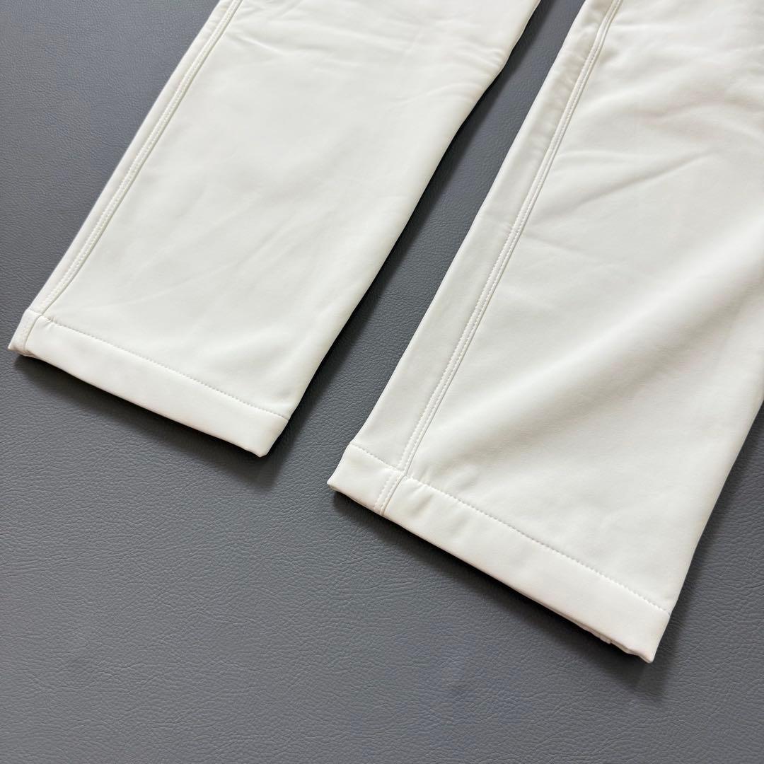 MUTA MARINE ボンディング パンツ 裏起毛 防風パンツ 白