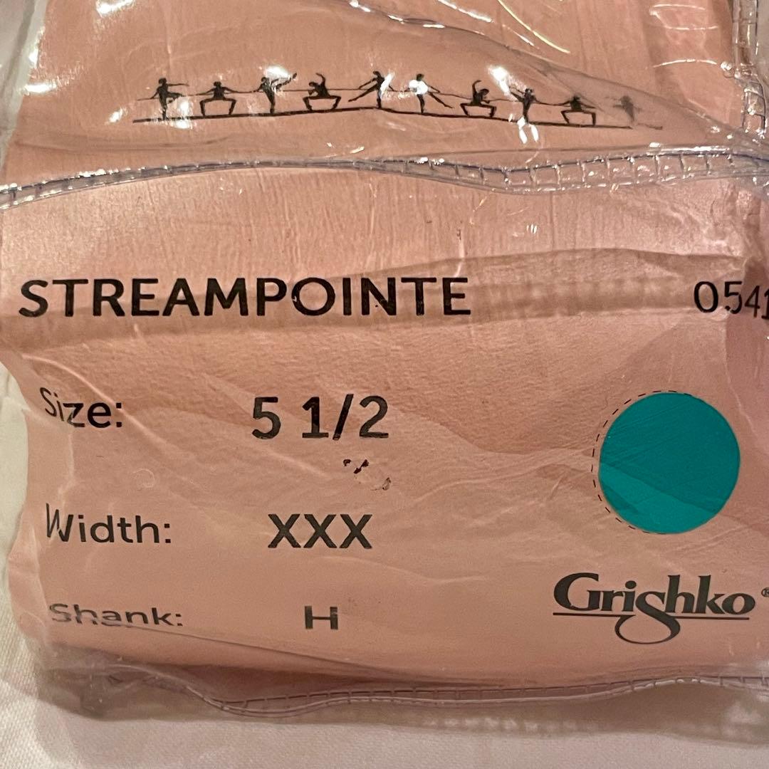 Grishko STREAMPOINTE トゥシューズ 5 1/2 XXX H